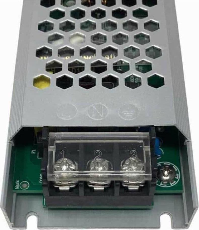 ALIMENTATORE STABILIZZATO 60W SLIM TRASFORMATORE 24V 2.5A TELECAMERE LED - 4