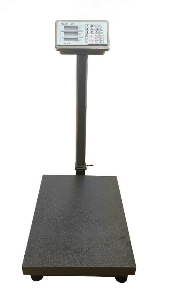 BILANCIA INDUSTRIALE DA TERRA CON PIATTAFORMA DISPLAY DIGITALE PESO 150 KG - 2