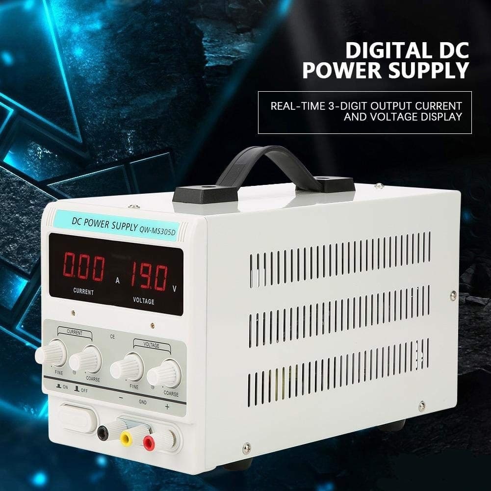 ALIMENTATORE DA LABORATORIO BANCO REGOLABILE STABILIZZATO TRASFORAMTORE 30V 5A - 4