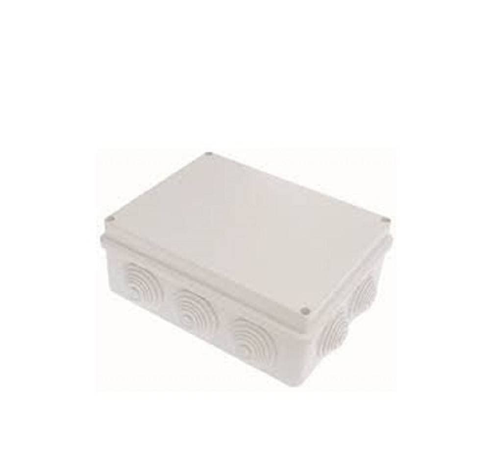 SCATOLA STAGNA DI DERIVAZIONE PASSACAVI COPERCHIO VITI 190X140X70MM IP55 - 4