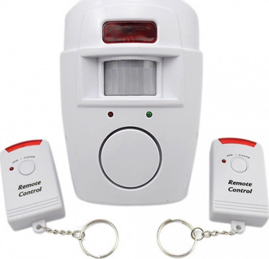 ALLARME ANTIFURTO CON SENSORE SIRENA 105 DB 2 TELECOMANDI CASA UFFICIO NEGOZIO - 4