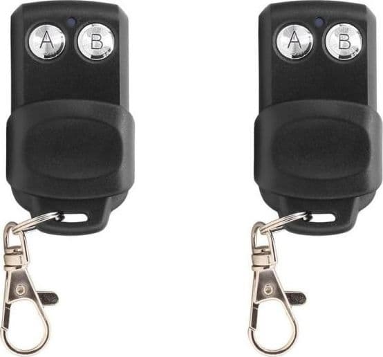 KIT RICEVITORE 2 TELECOMANDI UNIVERSALE RADIOCOMANDO 433mhz RADIO CANCELLI LUCI - 2