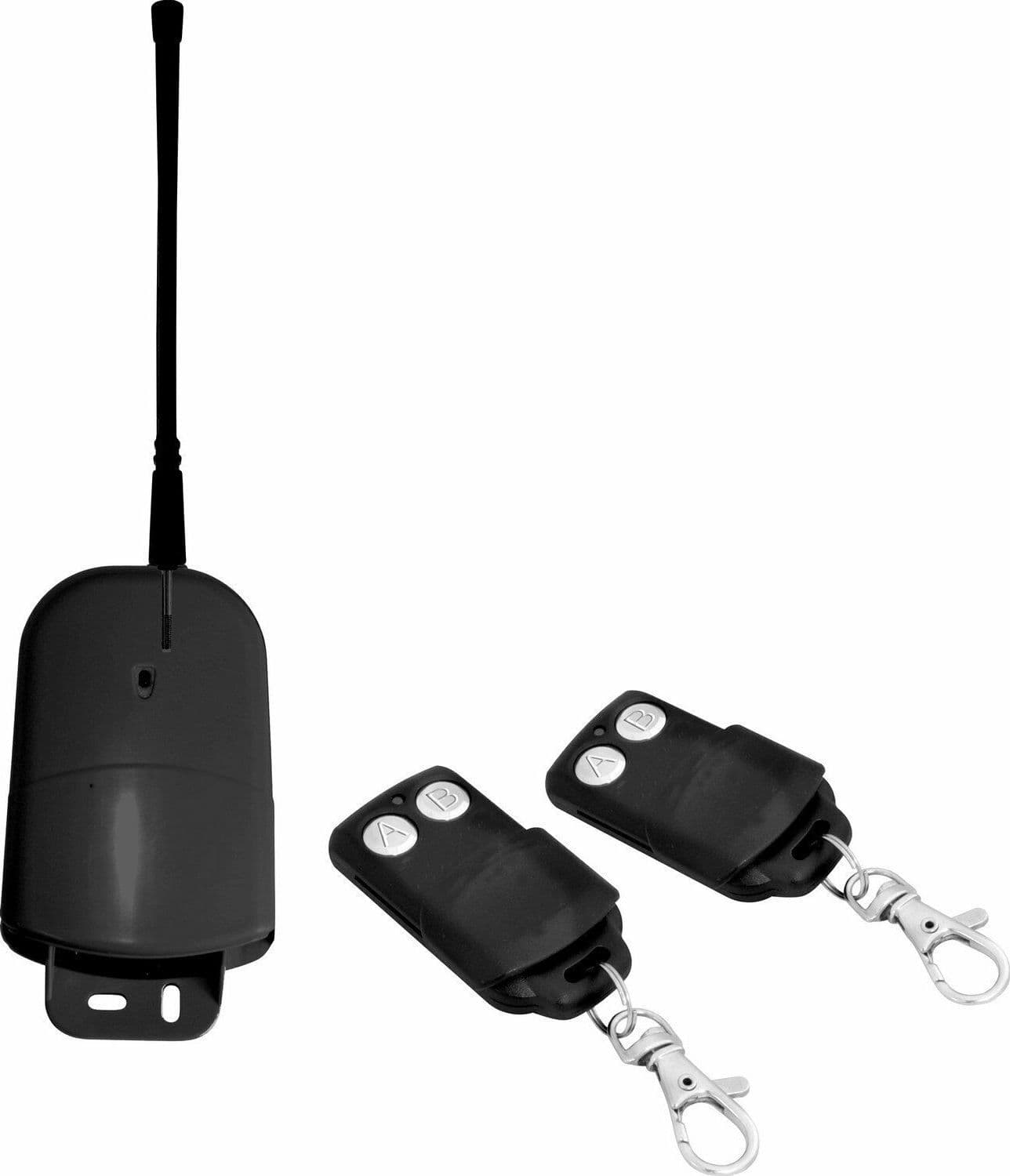 KIT RICEVITORE 2 TELECOMANDI UNIVERSALE RADIOCOMANDO 433mhz RADIO CANCELLI LUCI - 4