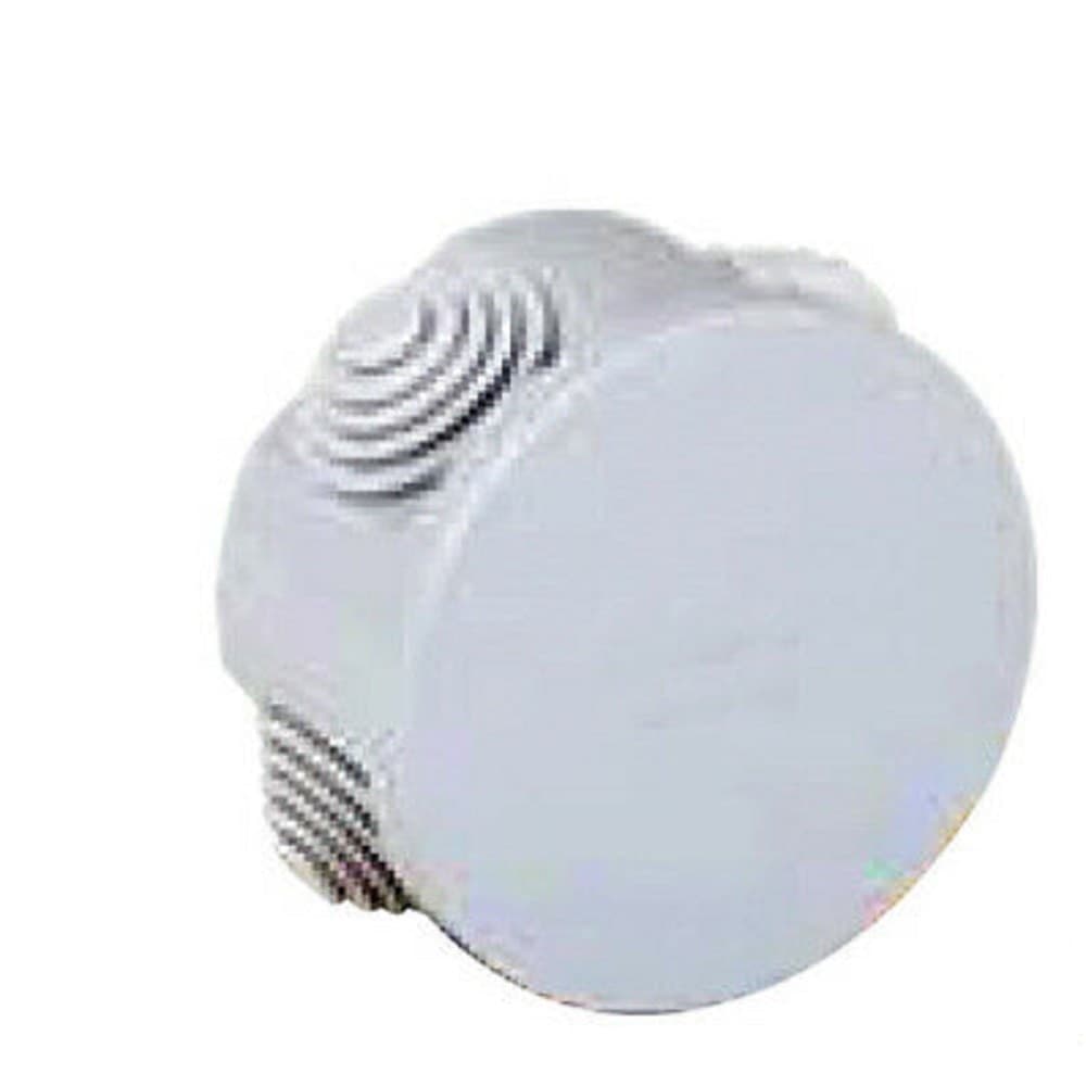 SCATOLA STAGNA CASSETTA ROTONDA COPERCHIO A PRESSIONE 80X40MM IP44 CON PASSACAVI - 2