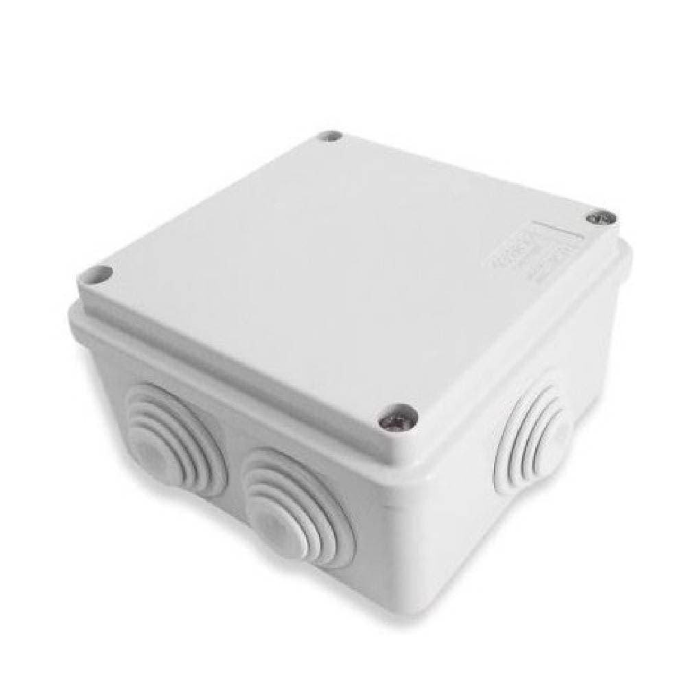 SCATOLA STAGNA DI DERIVAZIONE PASSACAVI COPERCHIO CON VITI 100X100X50MM IP55 - 4