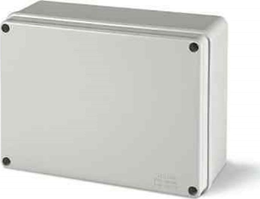 CASSETTA SCATOLE DERIVAZIONE STAGNE PARETI LISCE COPERCHIO VITI IP56 150X110X70MM - 4
