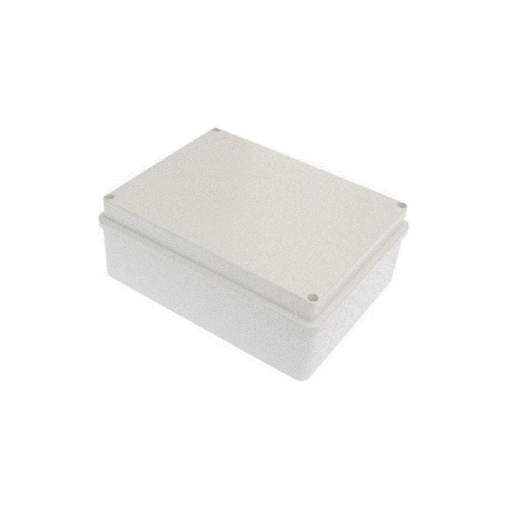 CASSETTA SCATOLE DERIVAZIONE STAGNE PARETI LISCE COPERCHIO VITI IP56 190X140X70MM - 4