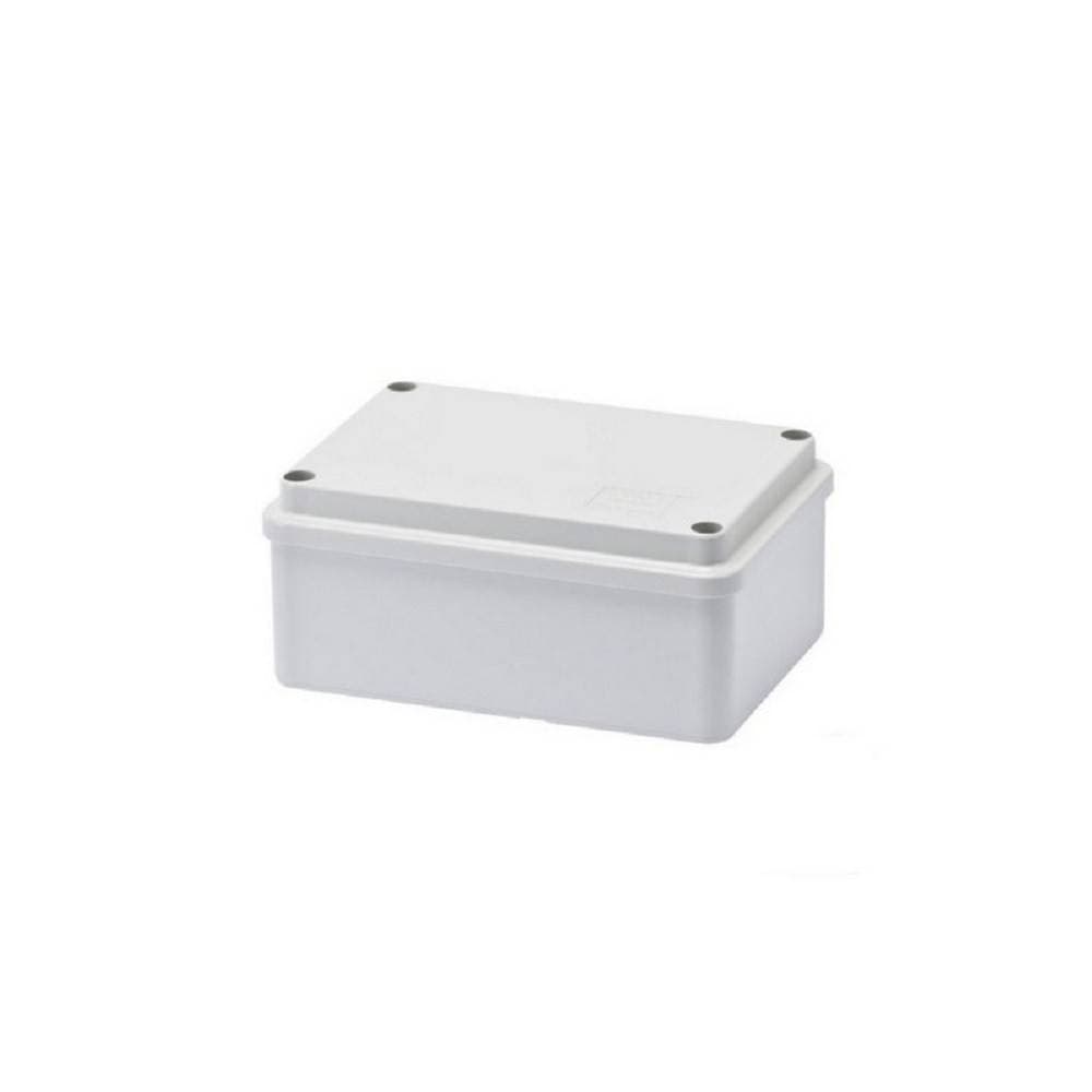 CASSETTA SCATOLE DERIVAZIONE STAGNE PARETI LISCE COPERCHIO VITI IP56 190X140X70MM - 5
