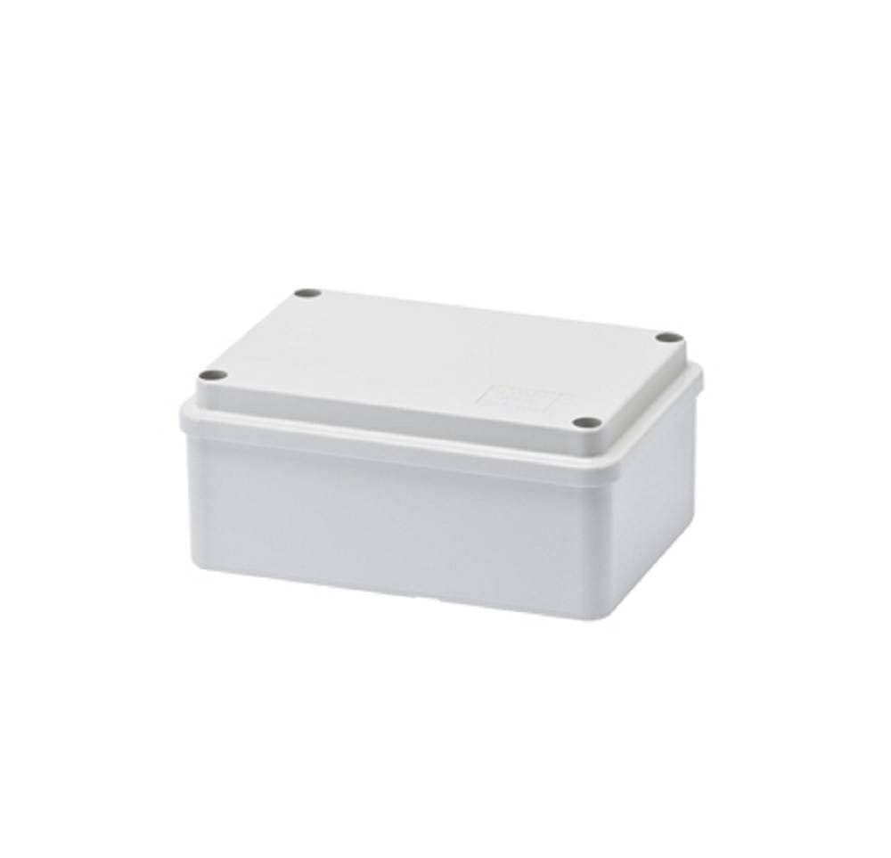 CASSETTA SCATOLE DERIVAZIONE STAGNE PARETI LISCE COPERCHIO VITI IP56 120X80X50MM - 2