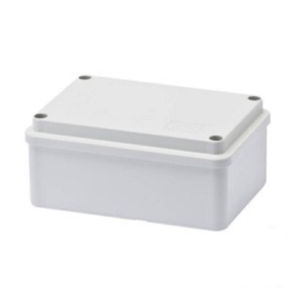 CASSETTA SCATOLE DERIVAZIONE STAGNE PARETI LISCE COPERCHIO VITI IP56 120X80X50MM - 4