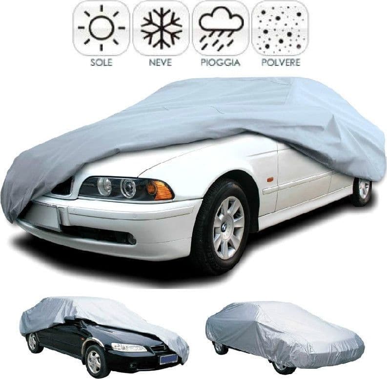TELO COPRIAUTO IMPERMEABILE COPERTURA AUTO PVC ANTI PIOGGIA SOLE XXL - 1