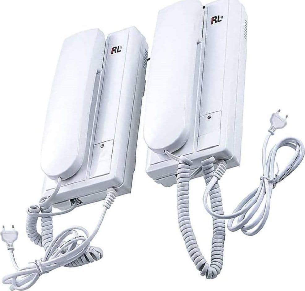 CITOFONO RL-209 INTERFONO A PARETE CON 2 CORNETTE CASA UFFICIO ABITAZIONE CW594 - 3