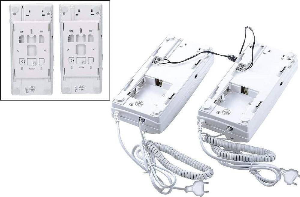 CITOFONO RL-209 INTERFONO A PARETE CON 2 CORNETTE CASA UFFICIO ABITAZIONE CW594 - 5