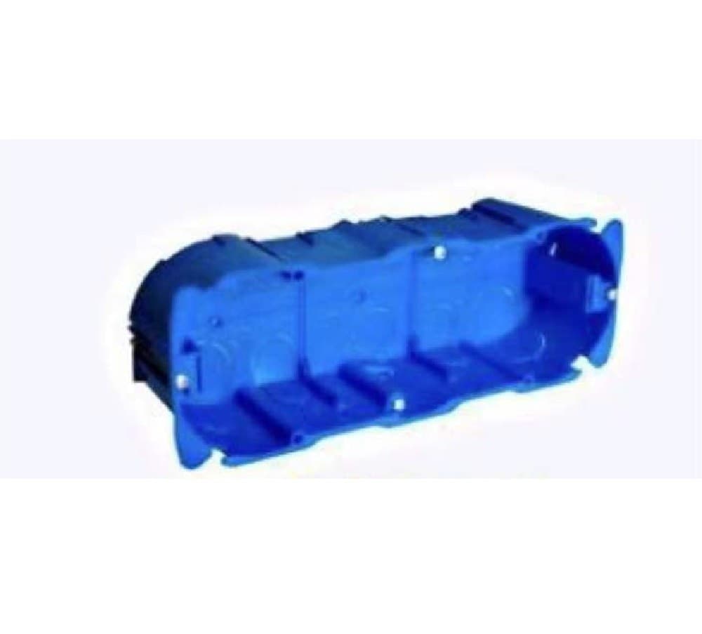 SCATOLA CASSETTA DA INCASSO 6/7 POSTI 506 PER CARTONGESSO INSERTI IN FERRO - 2