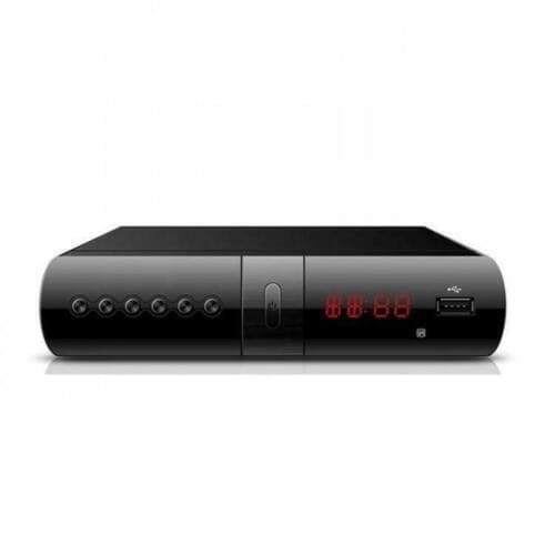 DECODER RICEVITORE DIGITALE TERRESTRE DVB-T TV SCART HDMI ANTENNA 1080P REG PVR - 2