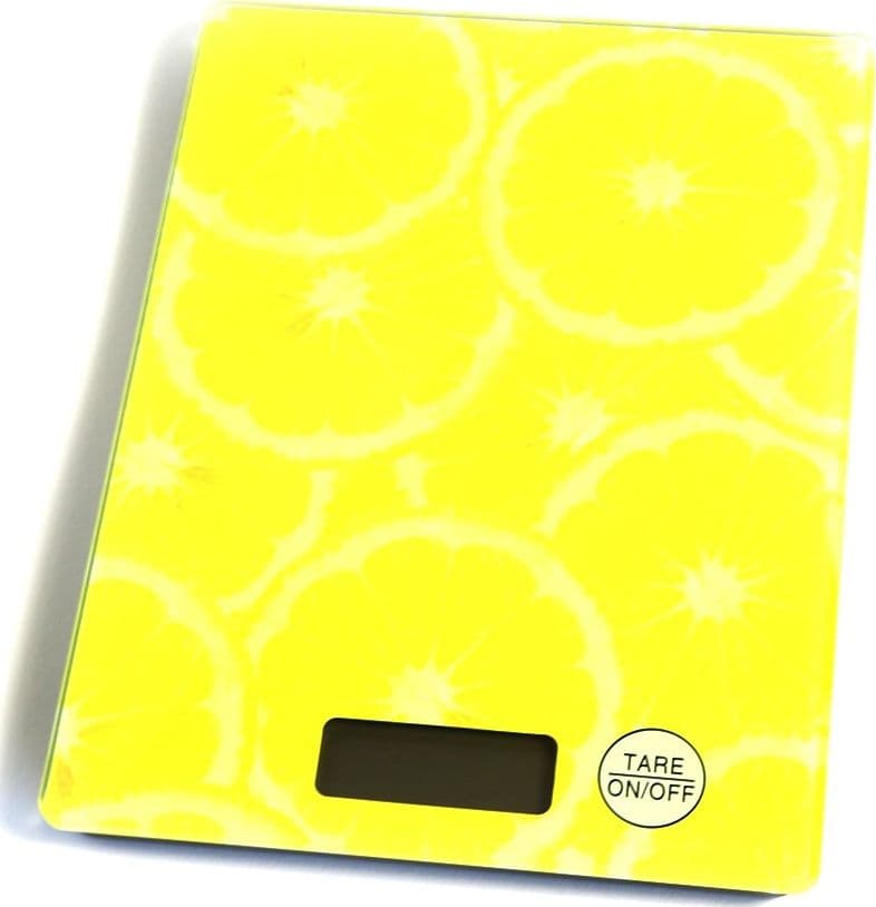 BILANCIA DIGITALE LCD PIATTO RIPIANO IN VETRO DA CUCINA 5KG DA1GR A 5KG FANTASIA - 4