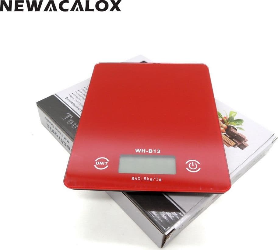 BILANCIA DIGITALE LCD PIATTO RIPIANO IN VETRO DA CUCINA 5KG DA1GR A 5KG TOUCH - 7