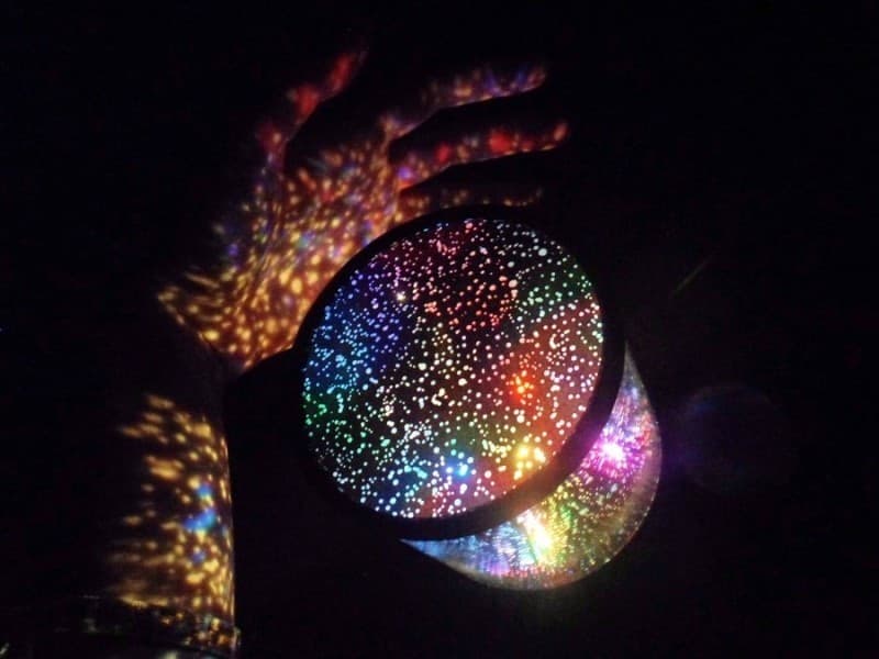 STAR MASTER LAMPADA PROIETTORE DI STELLE LED COLORI NOTTE EFFETTO CIELO STELLATO - 2