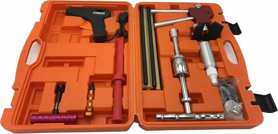 KIT 28 PZ RIPARAZIONE AMMACCATURE BOTTE AUTO TIRA BOLLE BOZZE SENZA VERNICIATURA - 2