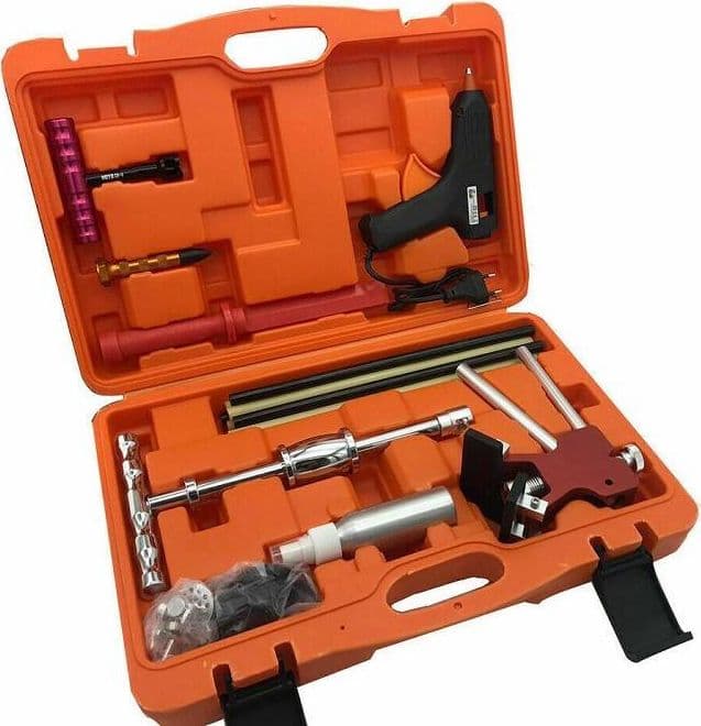 KIT 28 PZ RIPARAZIONE AMMACCATURE BOTTE AUTO TIRA BOLLE BOZZE SENZA VERNICIATURA - 4