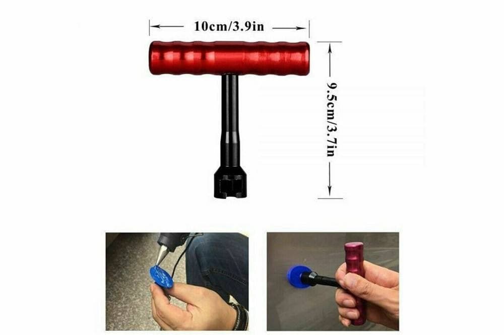 KIT 28 PZ RIPARAZIONE AMMACCATURE BOTTE AUTO TIRA BOLLE BOZZE SENZA VERNICIATURA - 6