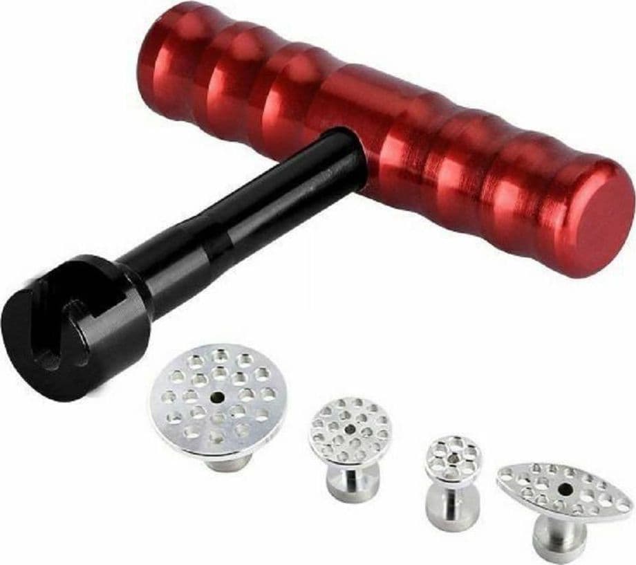 KIT 28 PZ RIPARAZIONE AMMACCATURE BOTTE AUTO TIRA BOLLE BOZZE SENZA VERNICIATURA - 7