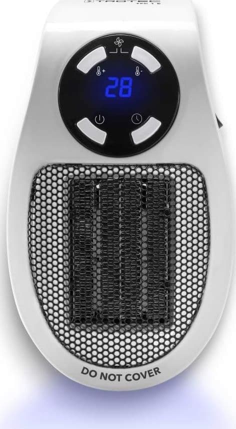 MINI STUFA ELETTRICA A MURO PARETE DISPLAY DIGITALE HANDY TERMO RISCALDA 500 W - 2