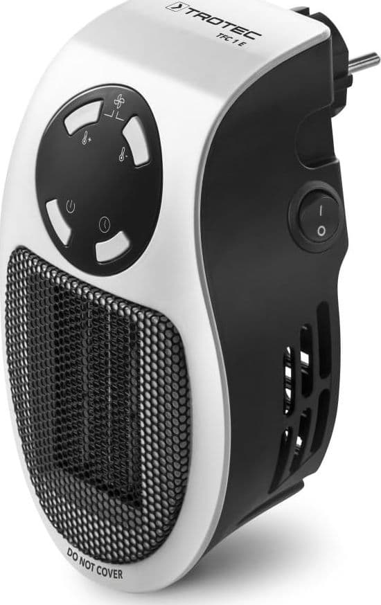 MINI STUFA ELETTRICA A MURO PARETE DISPLAY DIGITALE HANDY TERMO RISCALDA 500 W - 3