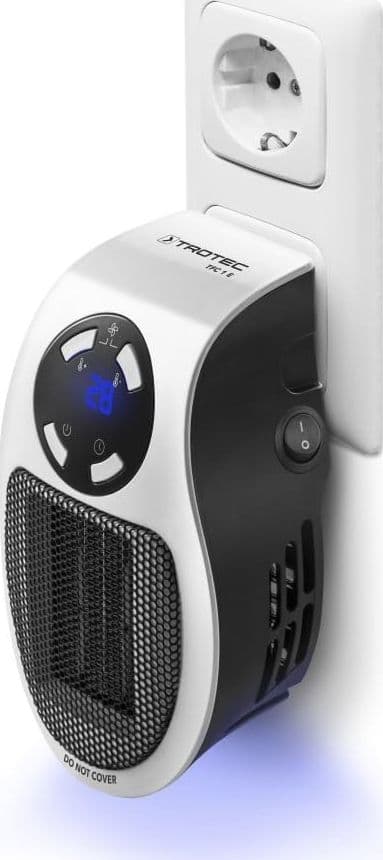 MINI STUFA ELETTRICA A MURO PARETE DISPLAY DIGITALE HANDY TERMO RISCALDA 500 W - 5