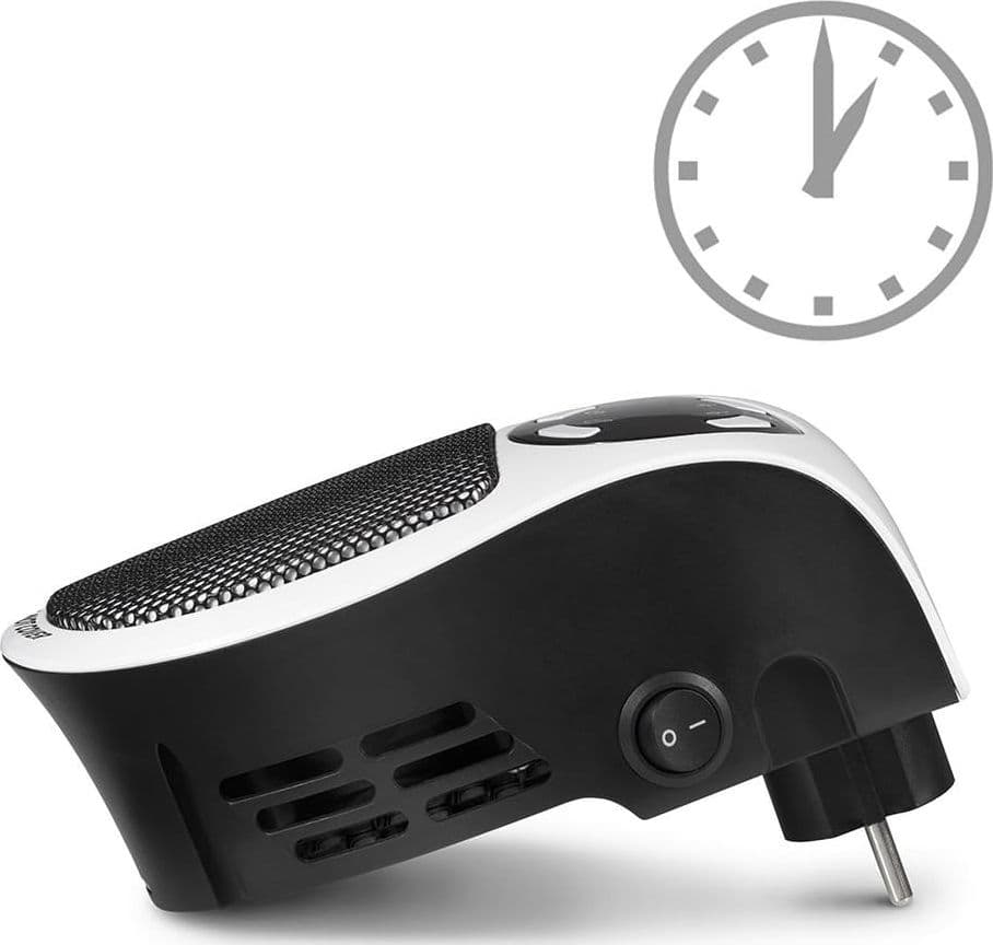 MINI STUFA ELETTRICA A MURO PARETE DISPLAY DIGITALE HANDY TERMO RISCALDA 500 W - 6