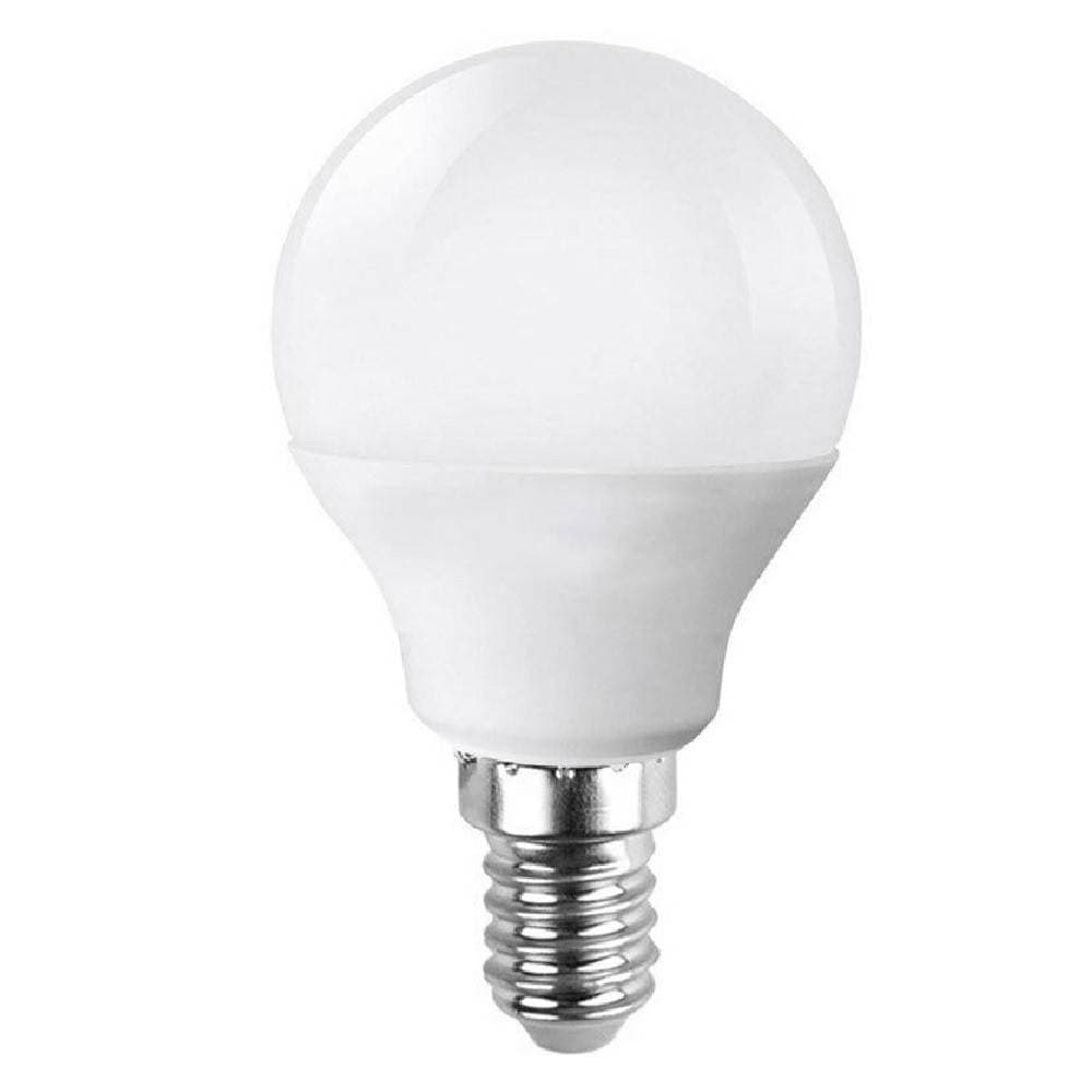 LAMPADINA LED 8W SFERA E14 LUCE FREDDA 6500K CALDA 3000K NATURALE 4000K G4508 - 2