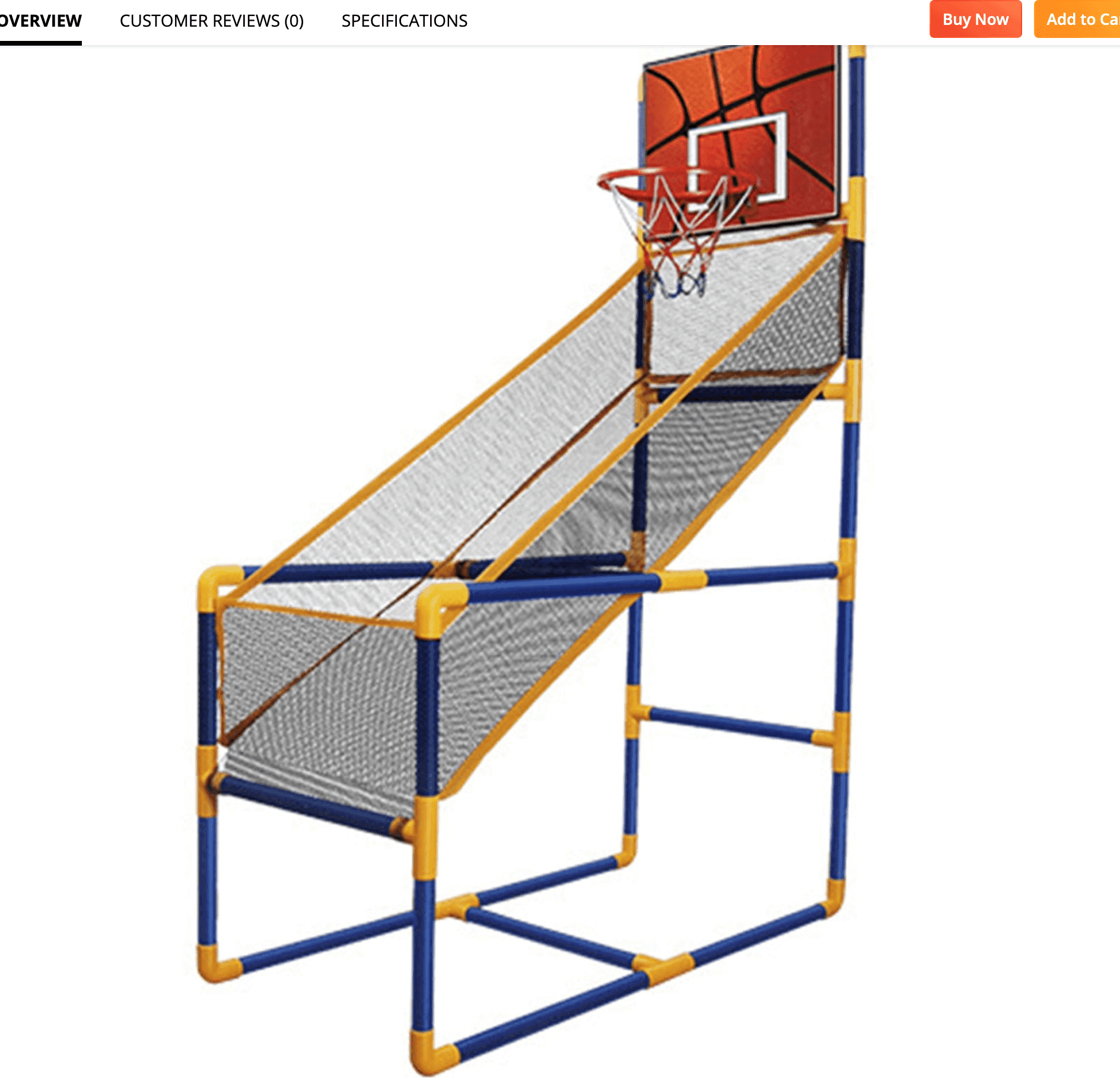 CANESTRO BASKET ARCADE PALLA CANESTRO SALA GIOCHI PALLONE GONFIATORE 140X89X46CM - 8