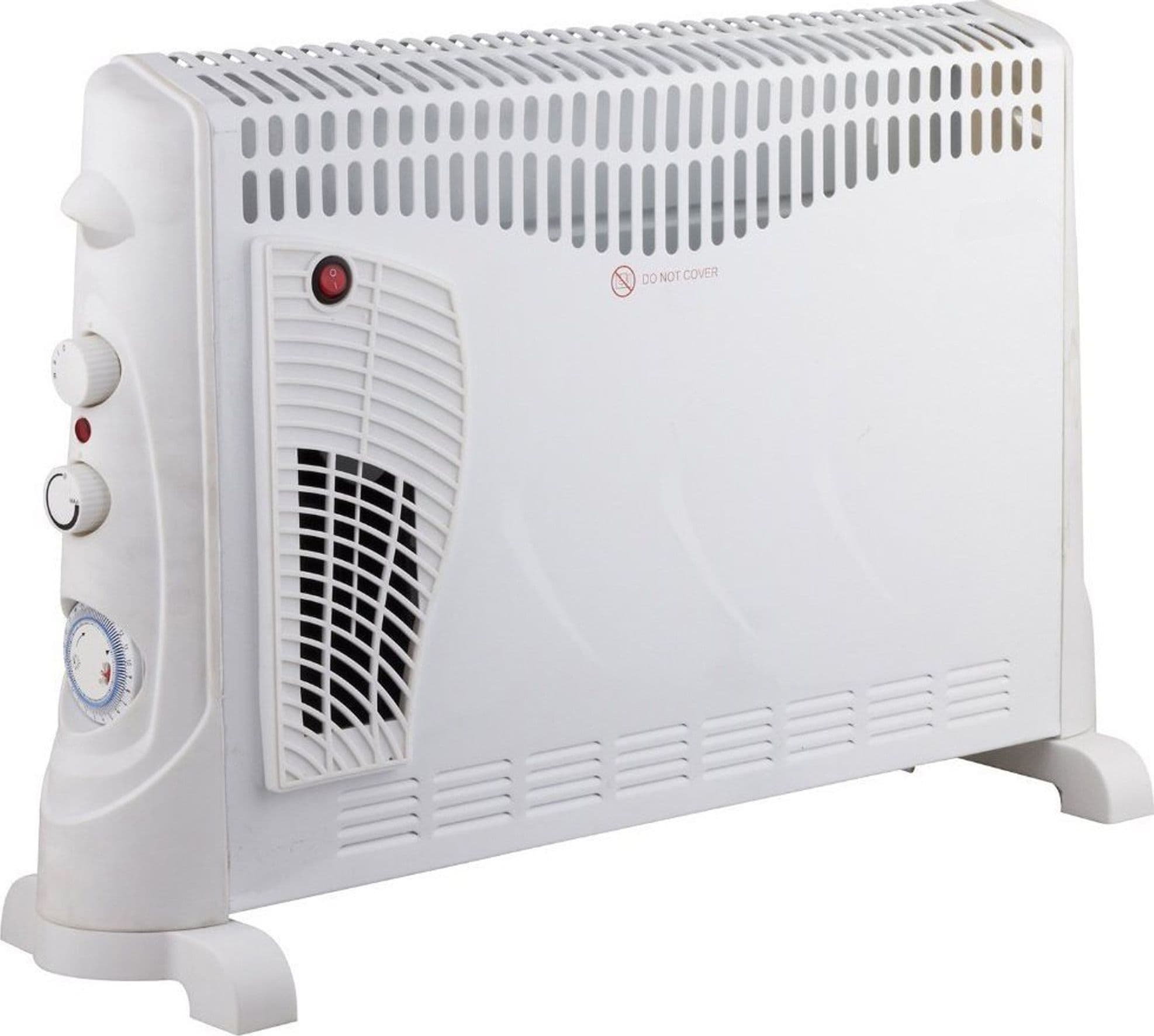 TERMOCONVETTORE ELETTRICO 2000 WATT TURBO TERMOSTATO 3 LIVELLI DI POTENZA TIMER