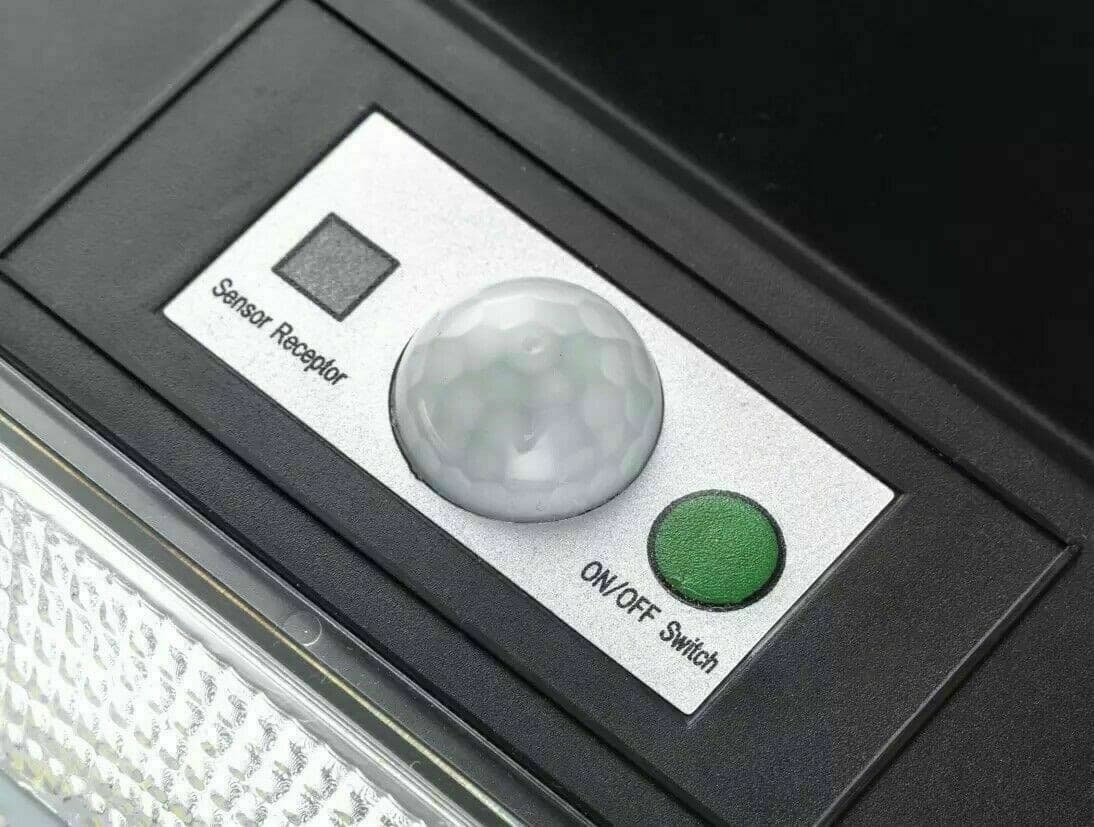 LAMPIONE STRADALE 120LED 120W PANNELLO FOTOVOLTAICO ENERGIA SOLARE ESTERNO IP65 - 2