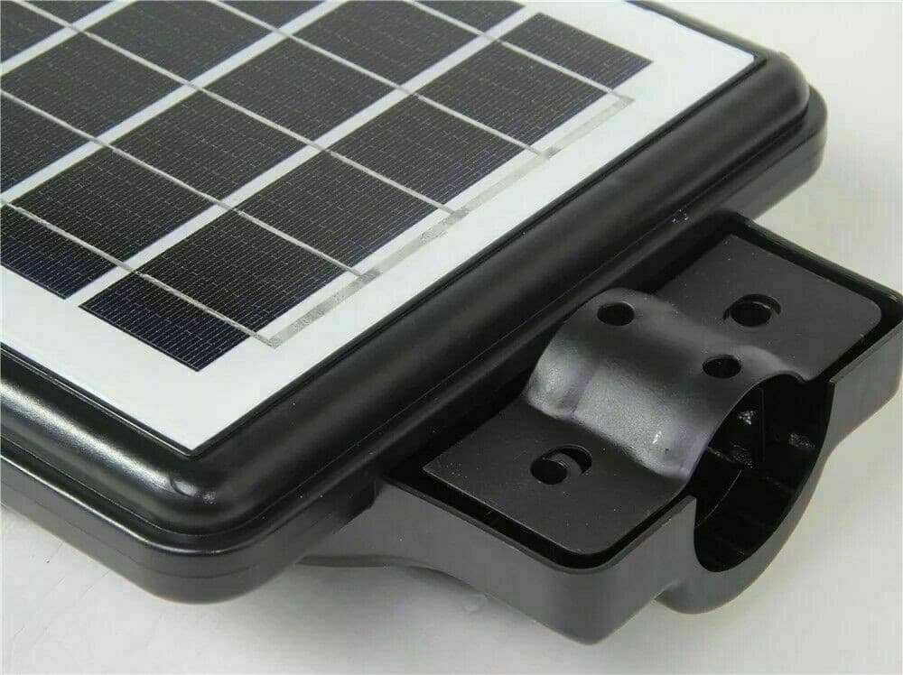 LAMPIONE STRADALE 120LED 120W PANNELLO FOTOVOLTAICO ENERGIA SOLARE ESTERNO IP65 - 4