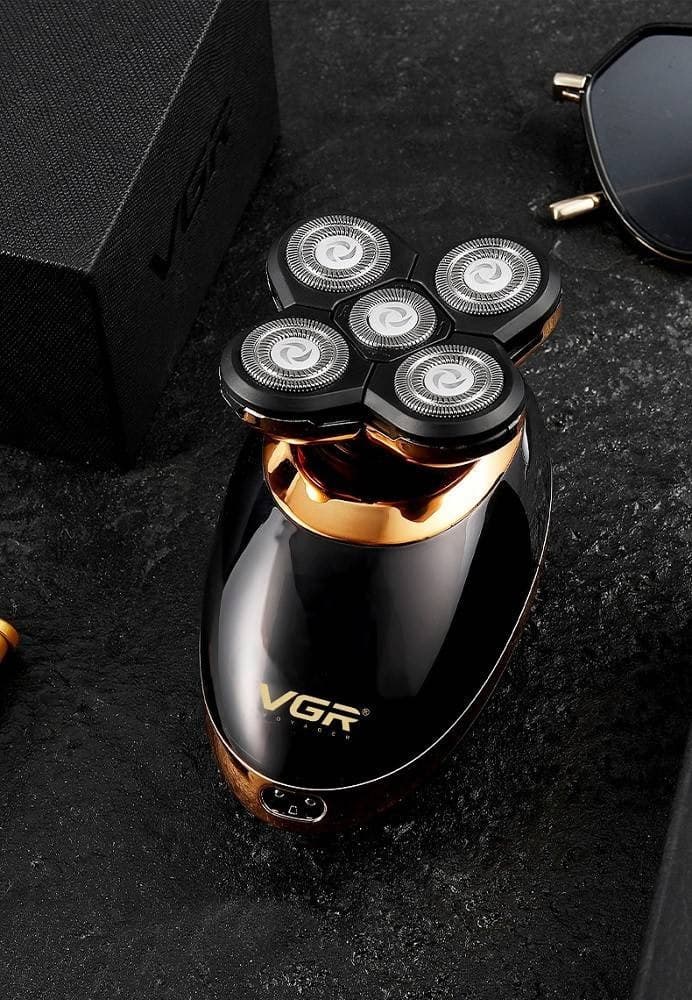 VGR V-316 Rasoio Professionale Rotary Shaver 5in1 Barber Regolabarba LCD - 14