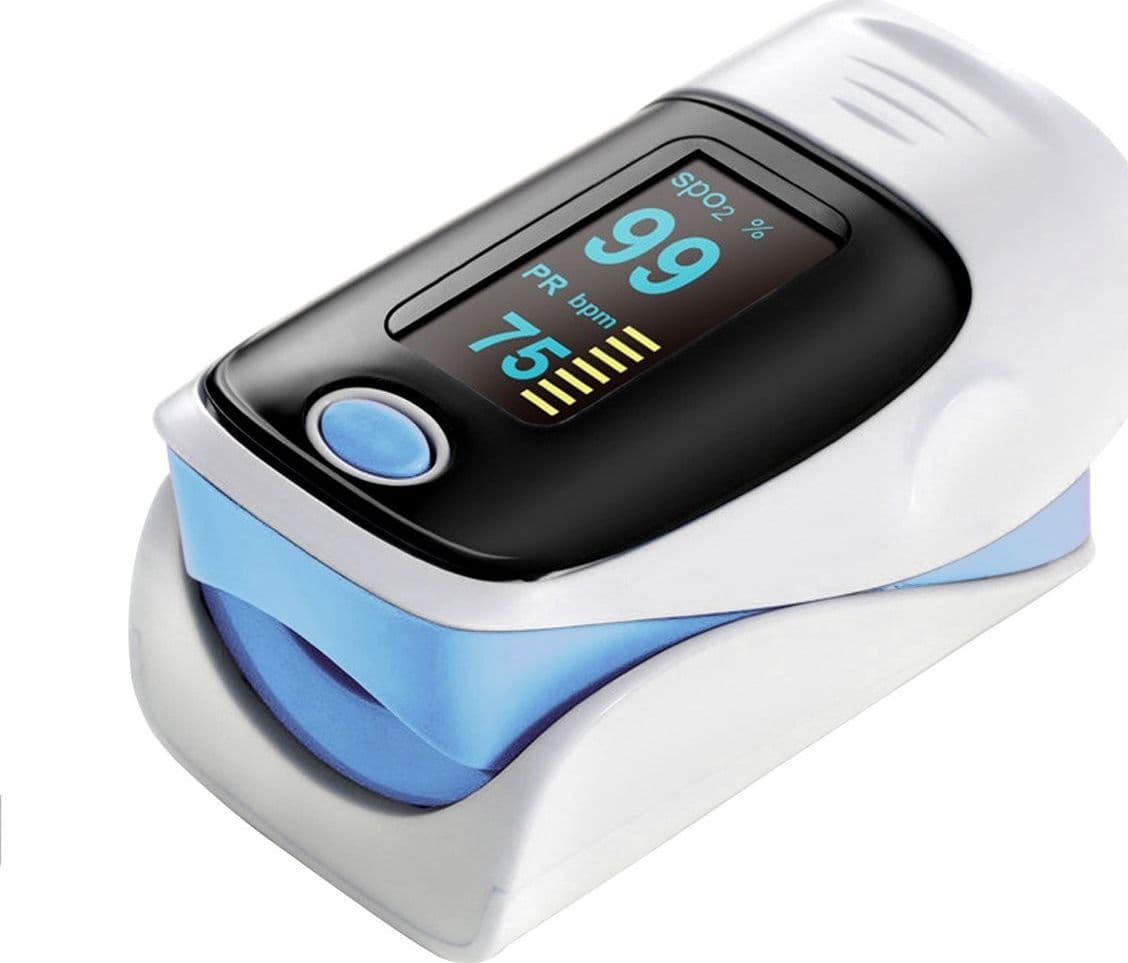 SATURIMETRO OSSIMETRO PULSOSSIMETRO MISURA BATTITO DA DITO PORTATILE DISPLAY LED - 4