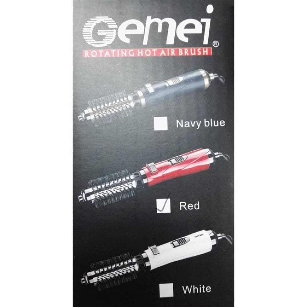 SPAZZOLA PIASTRA ROTANTE ELETTRICA ASCIUGACAPELLI BOCCOLI CAPELLI MOSSI GM-4827 - 3