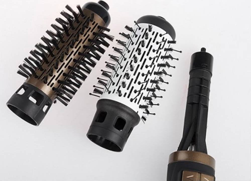 SPAZZOLA PIASTRA ROTANTE ELETTRICA ASCIUGACAPELLI BOCCOLI CAPELLI MOSSI GM-4827 - 7
