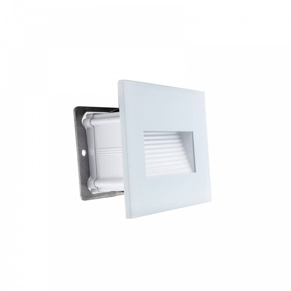 SEGNAPASSO LED 4W INCASSO PER SCATOLA 503 3000K 4000K IP65 CORNICE IN VETRO - 9