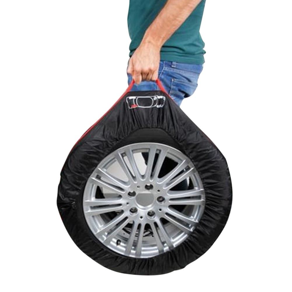 SET 4PZ BORSA CUSTODIA PROTEZIONE PNEUMATICI AUTO COVER STORAGE GOMME RUOTE 65CM - 6