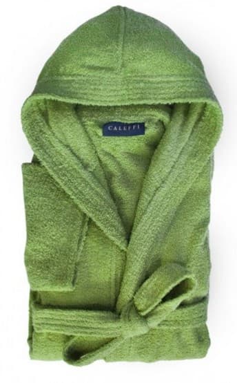 CALEFFI ACCAPPATOIO CON CAPPUCCIO SPUGNA DI PURO COTONE IDROFILO VARI COLORI E MISURE - 12