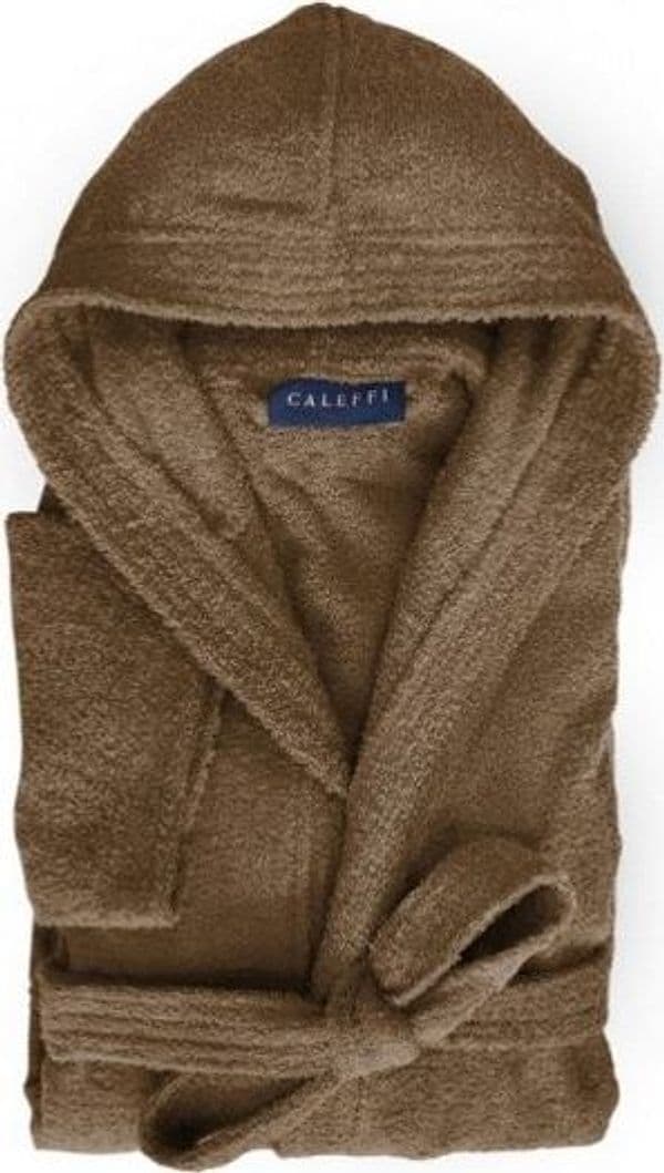CALEFFI ACCAPPATOIO CON CAPPUCCIO SPUGNA DI PURO COTONE IDROFILO VARI COLORI E MISURE - 13