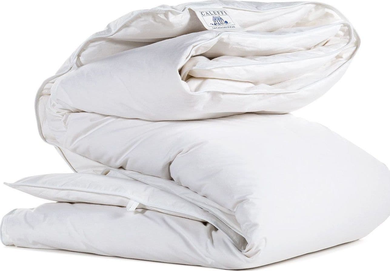CALEFFI PIUMINO IN PREGIATA PIUMA D'OCA 70 e 30 LETTO MATRIMONIALE 255x200 cm LINEA DORMIPIUMA - 2