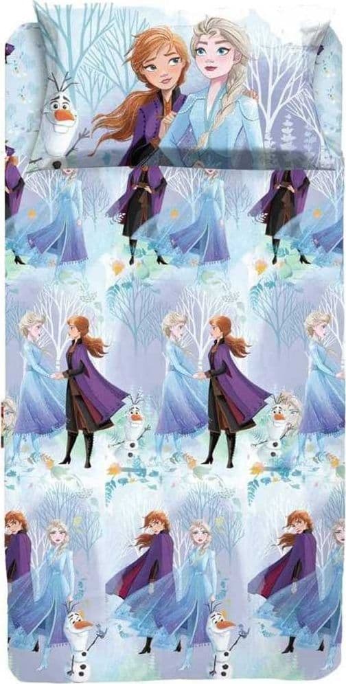 COMPLETO LENZUOLA LETTO SINGOLO 1 PIAZZA DISNEY FROZEN