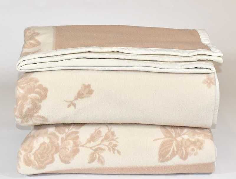 SOMMA COPERTA IN PREGIATA LANA MERINO AUSTRALIANA LETTO MATRIMONIALE LISA - 2
