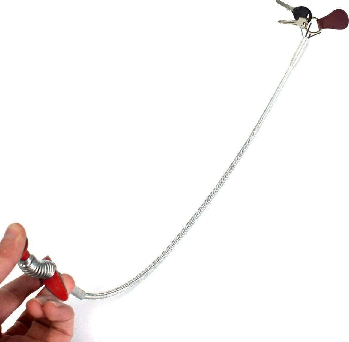 PINZA A 4 DENTI PRENDI TUTTO A MOLLA IN ACCIAIO FLESSIBILE 60CM PRENDITUTTO - 3