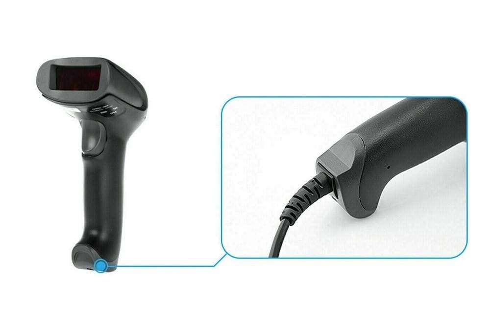 LETTORE CODICE A BARRE BARCODE SCANNER CON CAVO USB PISTOLA LASER Q-A202 - 5