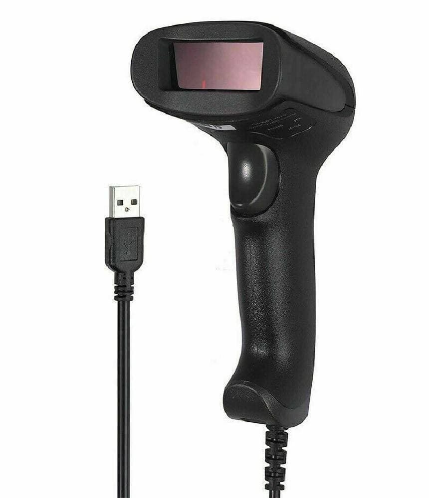 LETTORE CODICE A BARRE BARCODE SCANNER CON CAVO USB PISTOLA LASER Q-A202 - 6