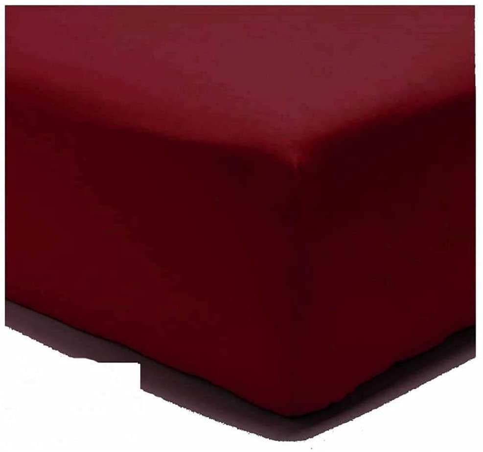 Lenzuolo di sotto Letto Singolo 1 Piazza Cotone con Angoli ED Elastico Tinta Unita Vari Colori - 27